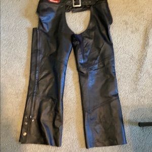 Women’s Harley Davidson Biker Chaps. Size L